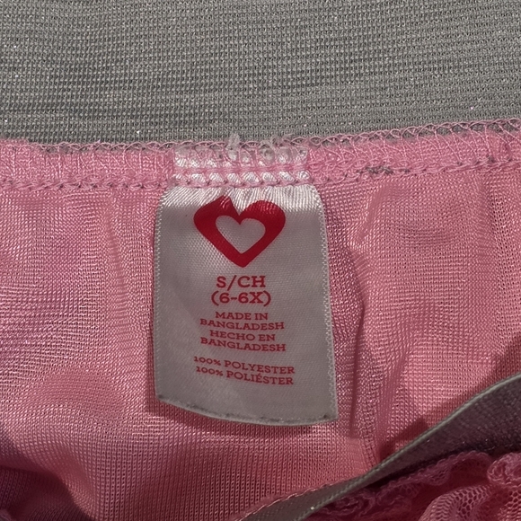 Valentines Day Tutu Skirt Girls Size 6 - Picture 3 of 4